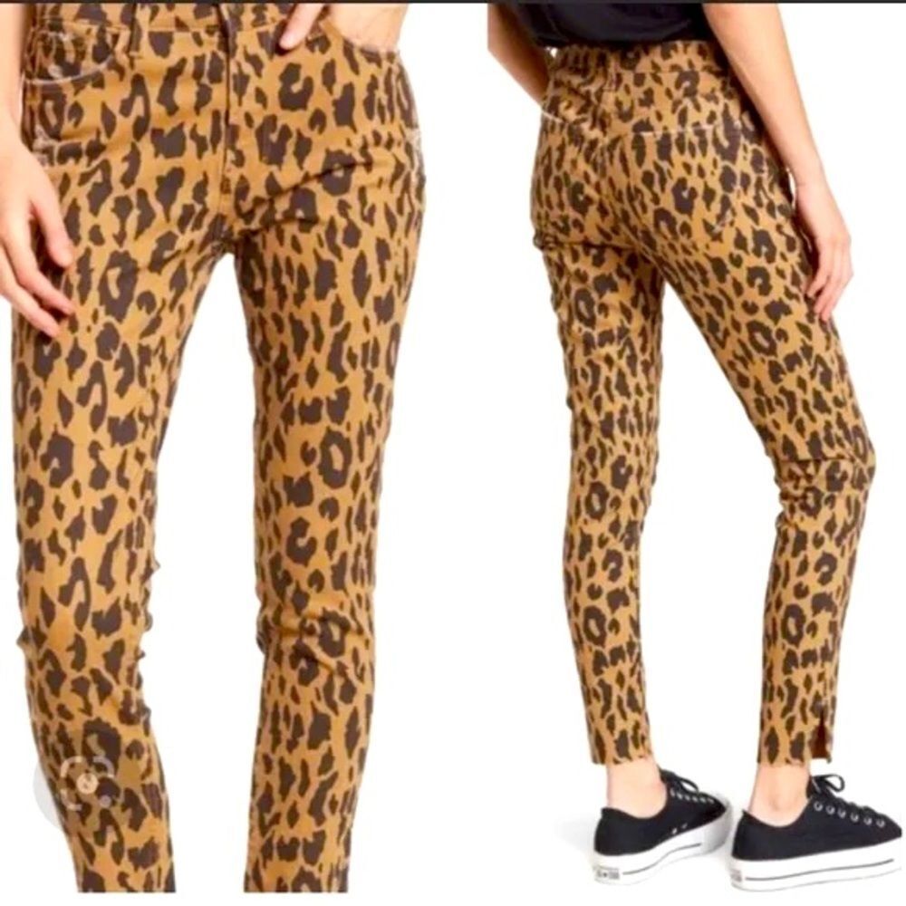 Kensie Jeans High Rise Skinny Cheetah 4 / 27